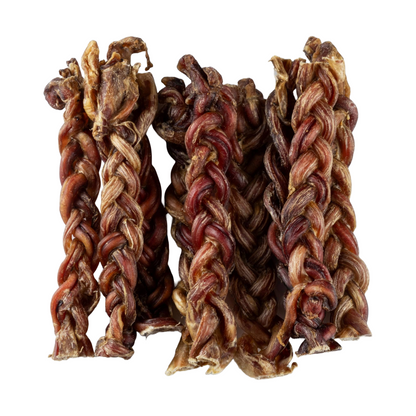 BAFFS NATURALS Braided Lamb Pizzle Dog Chews – Long-Lasting Natural