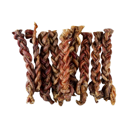 BAFFS NATURALS Braided Lamb Pizzle Dog Chews – Long-Lasting Natural