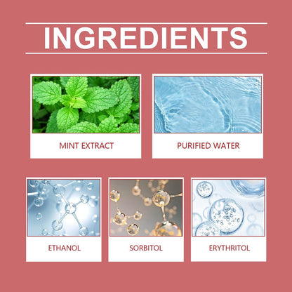 Pet dog syrup bottle with peppermint extract for supplementing dogs' iron and vitality