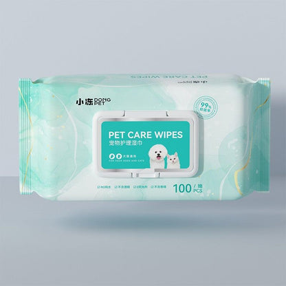 Pet wet wipes 100 sheets for cats and dogs eye cleaning and tear stain removal
