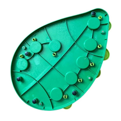 Cross-border pet bowl cat slow feeder with puzzle design plastic material for mental stimulation