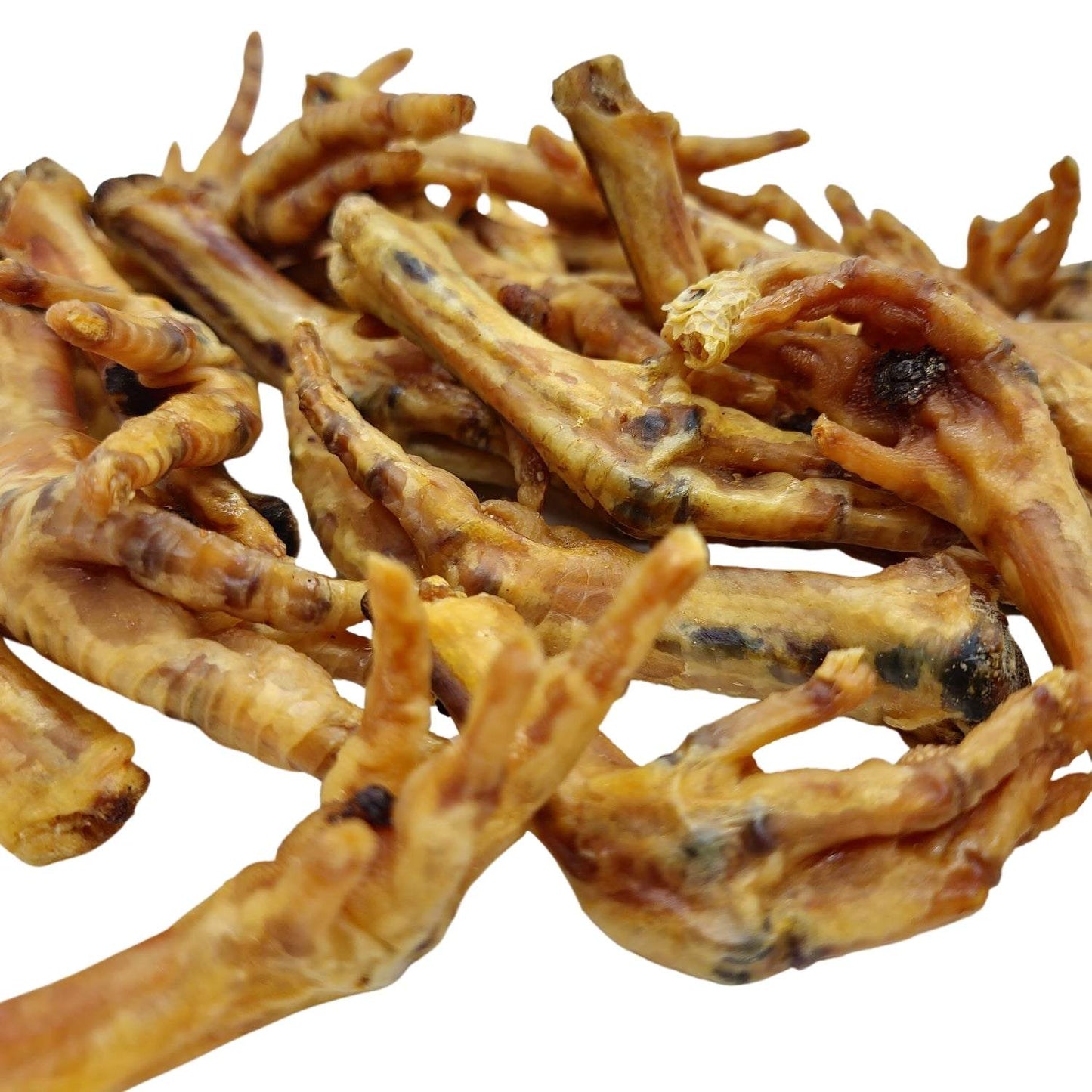 Country Living all-natural chicken feet dog treats for dental and joint health, crunchy snacks, 20-pack
