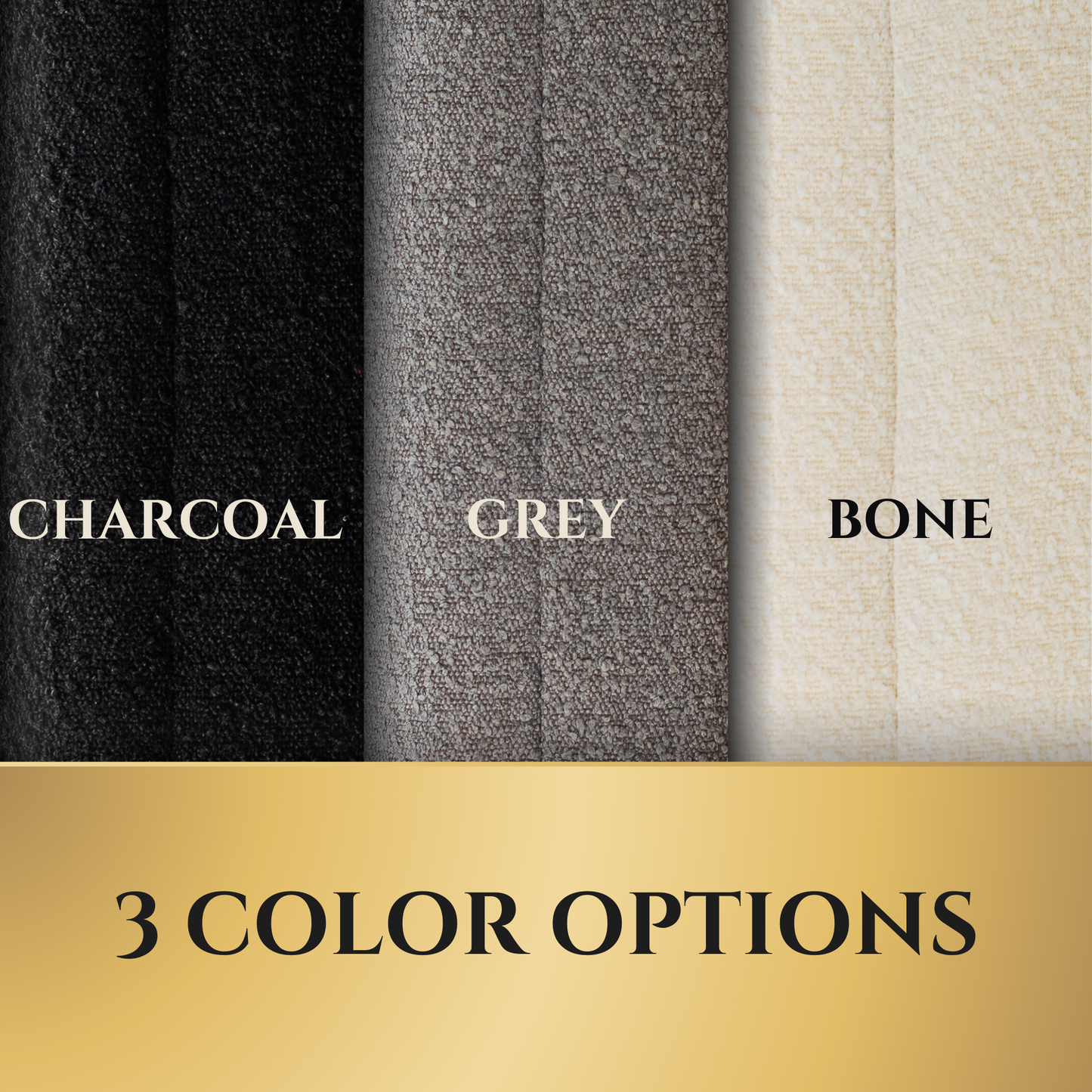 Luxury orthopedic dog bed with memory foam and plush boucle cover featuring raised bolsters for support and comfort
