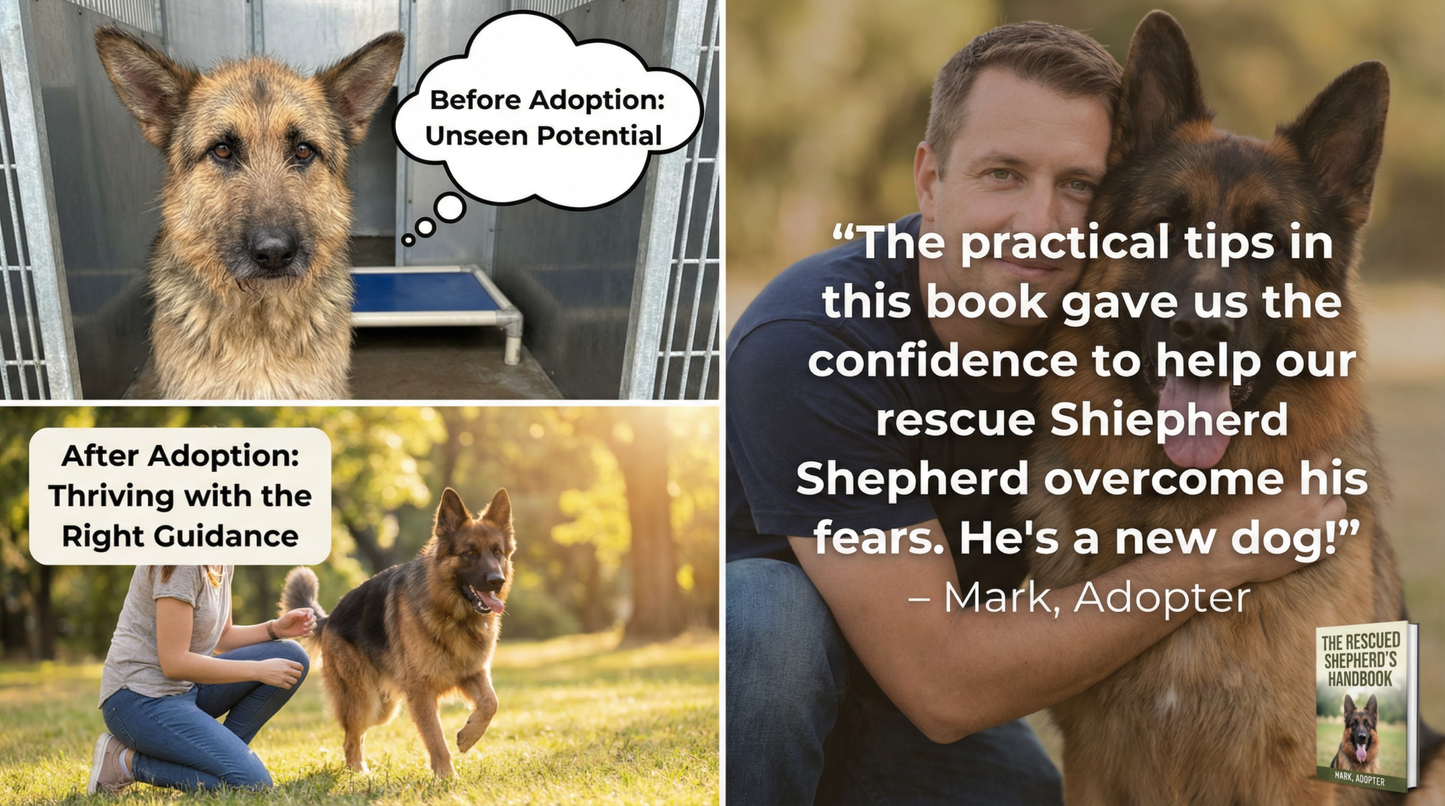 PACT German Shepherd Lifestyle Guide cover featuring German Shepherds and adoption essentials
