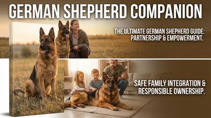PACT German Shepherd Lifestyle Guide cover featuring German Shepherds and adoption essentials