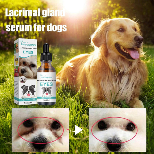 Tear duct serum bottle for pets removing eye stains and redness