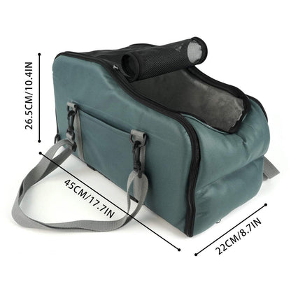 Portable pet bed car travel cushion for small dogs on center console