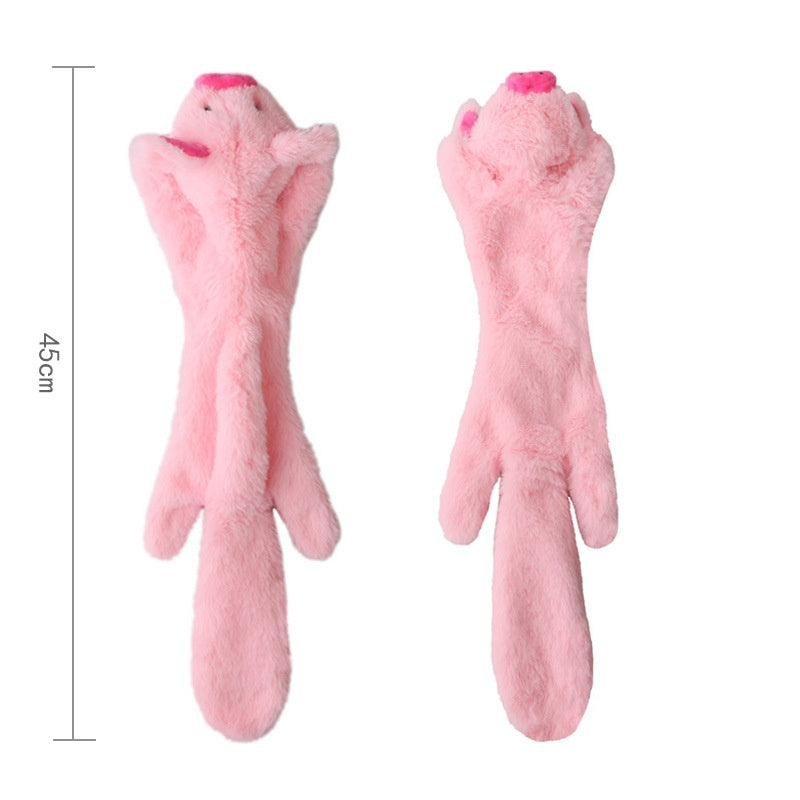 New Pet Plush Crocodile Pig Elephant Sound Paper Toy Dog Boredom-Relieving Durable Shell Toy