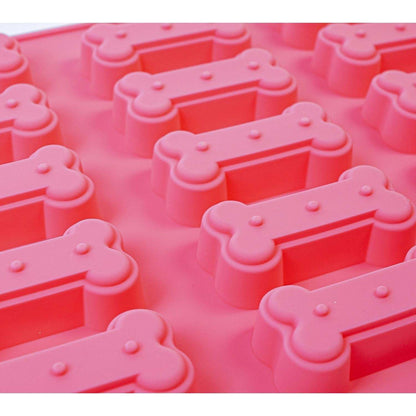 3-in-1 Dog Bone Silicone Treat Baking Tray for Healthy Homemade Treats