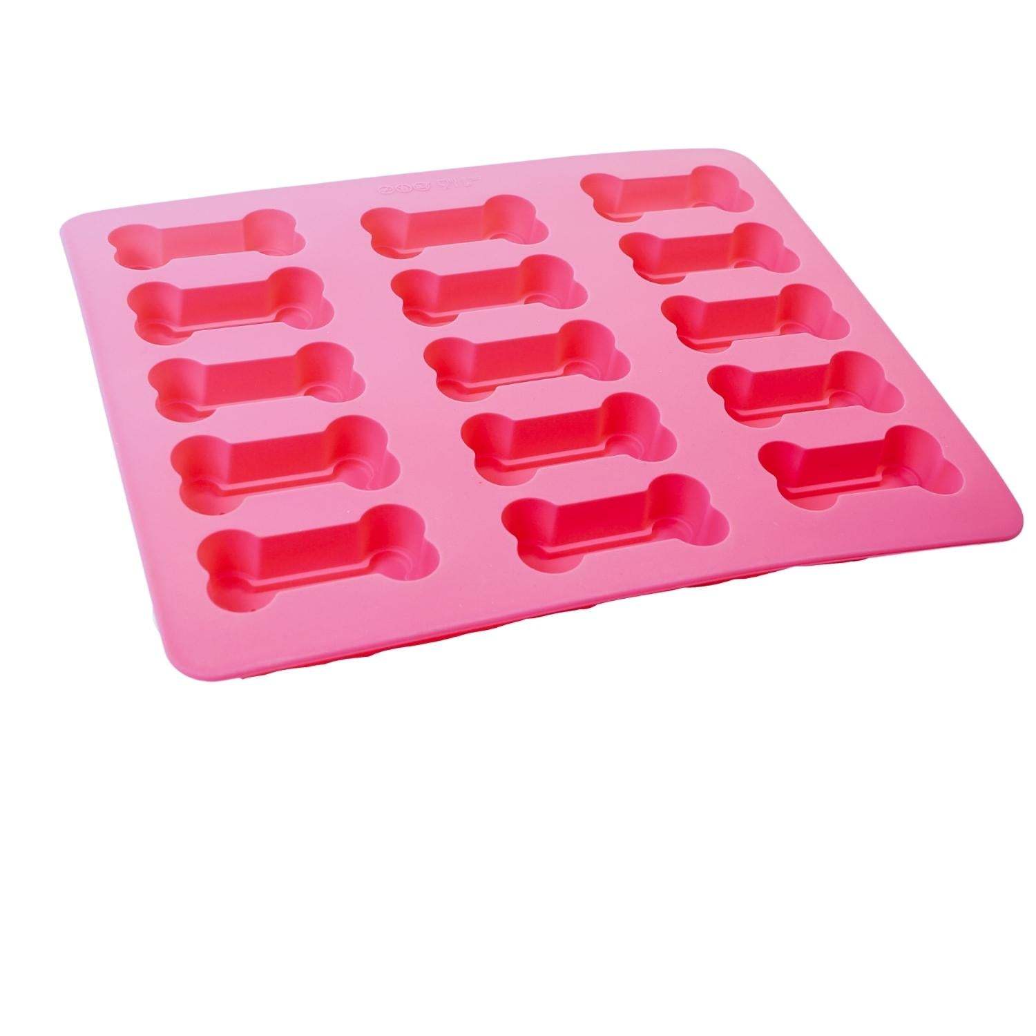 3-in-1 Dog Bone Silicone Treat Baking Tray for Healthy Homemade Treats