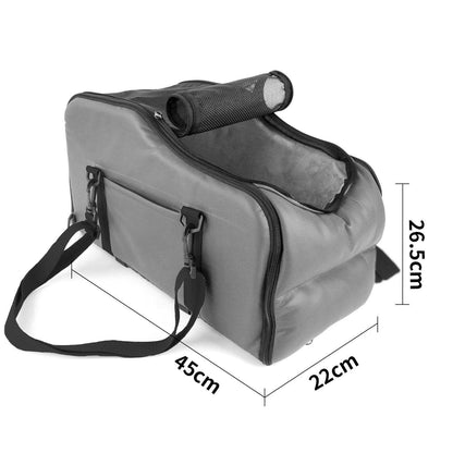 Portable pet bed car travel cushion for small dogs on center console