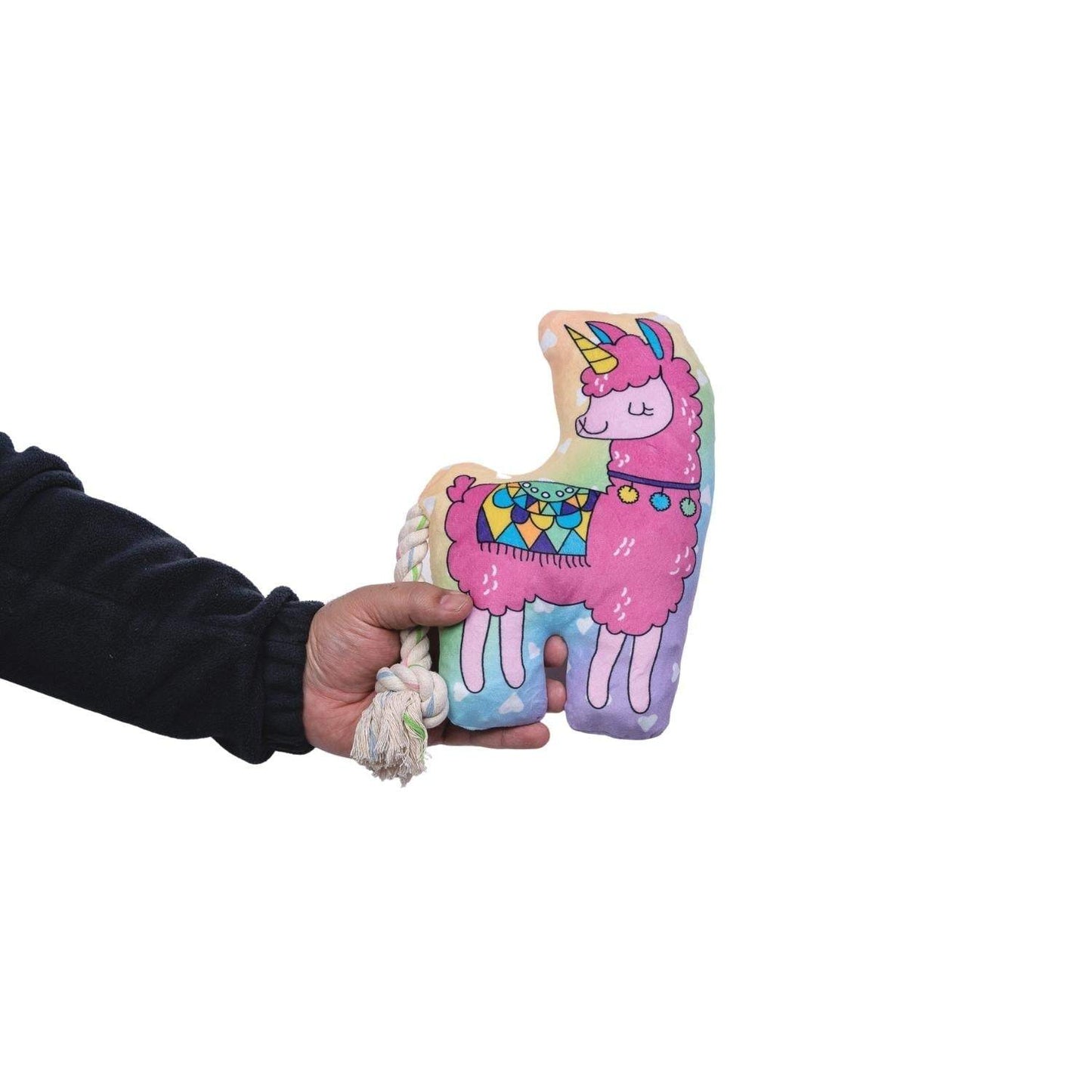 Magical Llama Plush Dog Toy – Fun Squeaker & Crinkle for Play & Cuddle