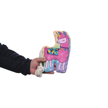 Magical Llama Plush Dog Toy – Fun Squeaker & Crinkle for Play & Cuddle