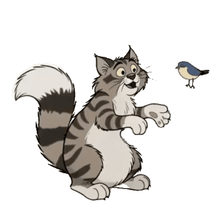 Animated Maine Coon Sticker Pack — 10 GIF Stickers | Instant Digital Download