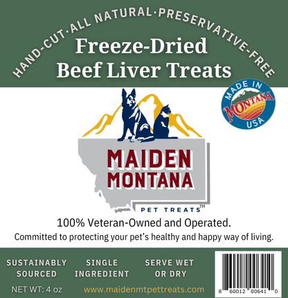 Freeze Dried Beef Liver Treats | 4oz.
