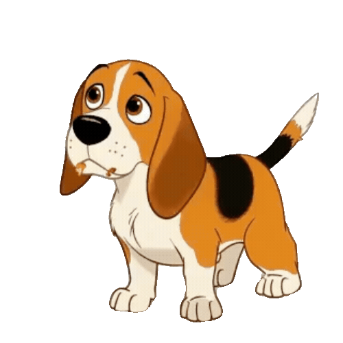 Animated Beagle Sticker Pack — 10 GIF Stickers | Instant Digital Download