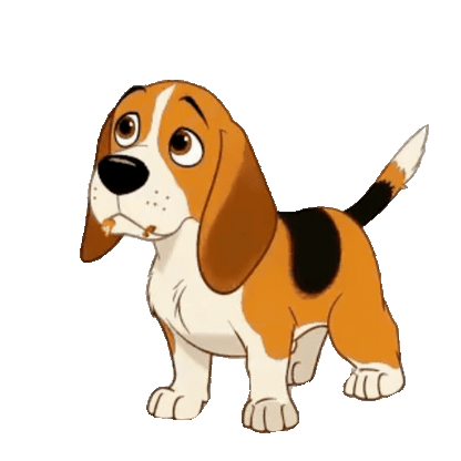 Animated Beagle Sticker Pack — 10 GIF Stickers | Instant Digital Download