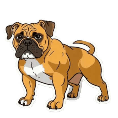 Animated Boxer Sticker Pack — 10 GIF Stickers | Instant Digital Download