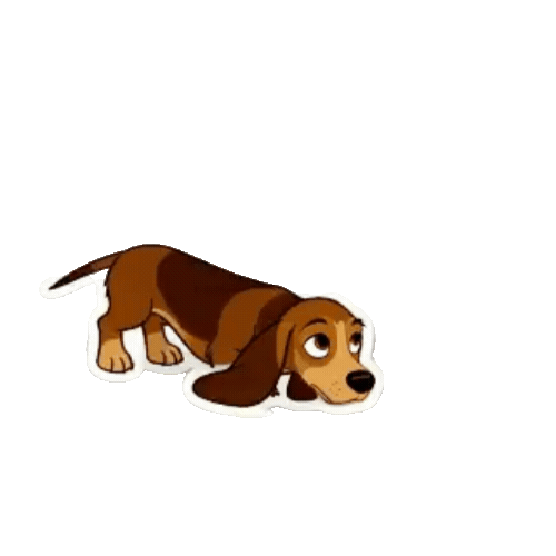 Animated Dachshund Sticker Pack — 10 GIF Stickers | Instant Digital Download
