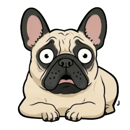 Animated French Bulldog Sticker Pack — 10 GIF Stickers | Instant Digital Download