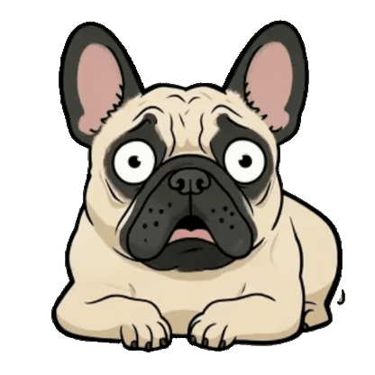 Animated French Bulldog Sticker Pack — 10 GIF Stickers | Instant Digital Download