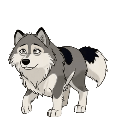 Animated Husky Sticker Pack — 10 GIF Stickers | Instant Digital Download