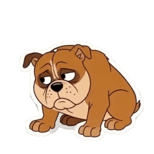 Animated Pit Bull Sticker Pack — 10 GIF Stickers | Instant Digital Download