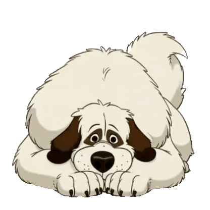 Animated Great Pyrenees Sticker Pack — 10 GIF Stickers | Instant Digital Download