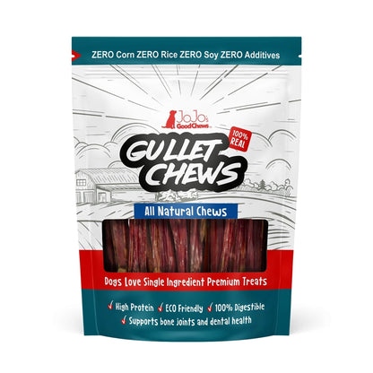 All-Natural Beef Gullet Stick dog treats 5-pack healthy chew sticks for dental and joint health