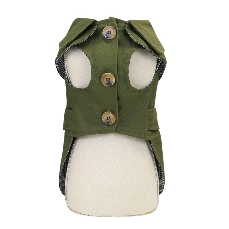 British Style Pet Jacket - Warm & Stylish Dog Coat for Small Pets