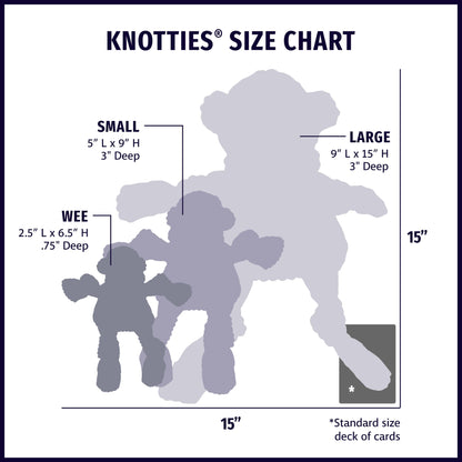 NCAA Kansas State University, Willie the Wildcat Knottie® Plush Dog Toy