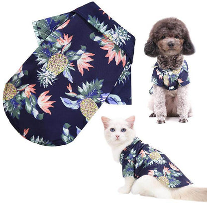 Hawaiian Pet Shirts - Stylish Summer Dog & Cat Shirts, Coconut Print