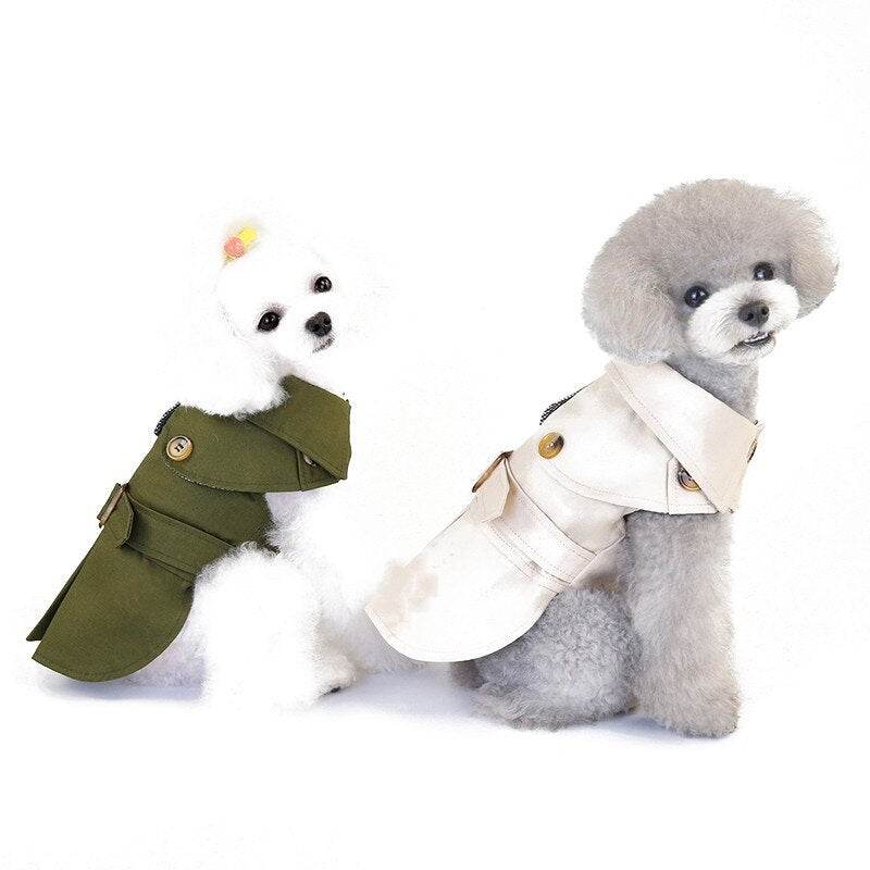 British Style Pet Jacket - Warm & Stylish Dog Coat for Small Pets