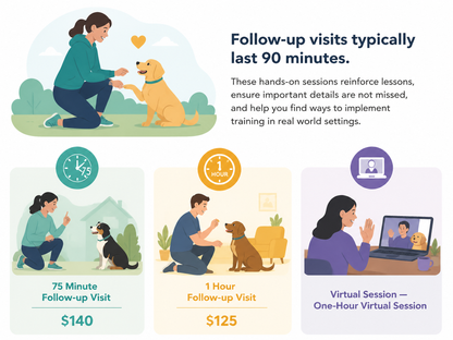 Follow-Up Session (Zen Dog Training - 60 Minutes)
