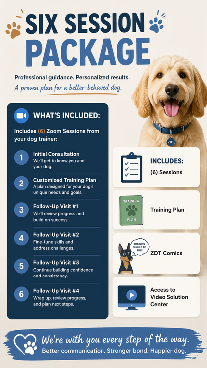 Six Session Package (Zen Dog Training)