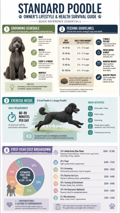 The Standard Poodle Owner's Lifestyle & Health Survival Guide