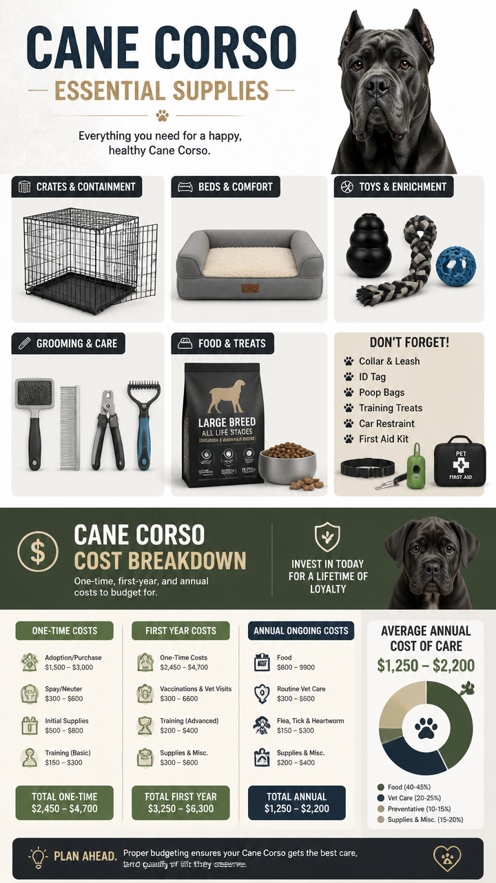 The Cane Corso Owner's Lifestyle & Health Survival Guide