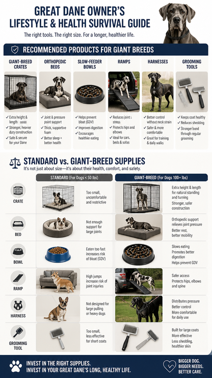 The Great Dane Owner's Lifestyle & Health Survival Guide