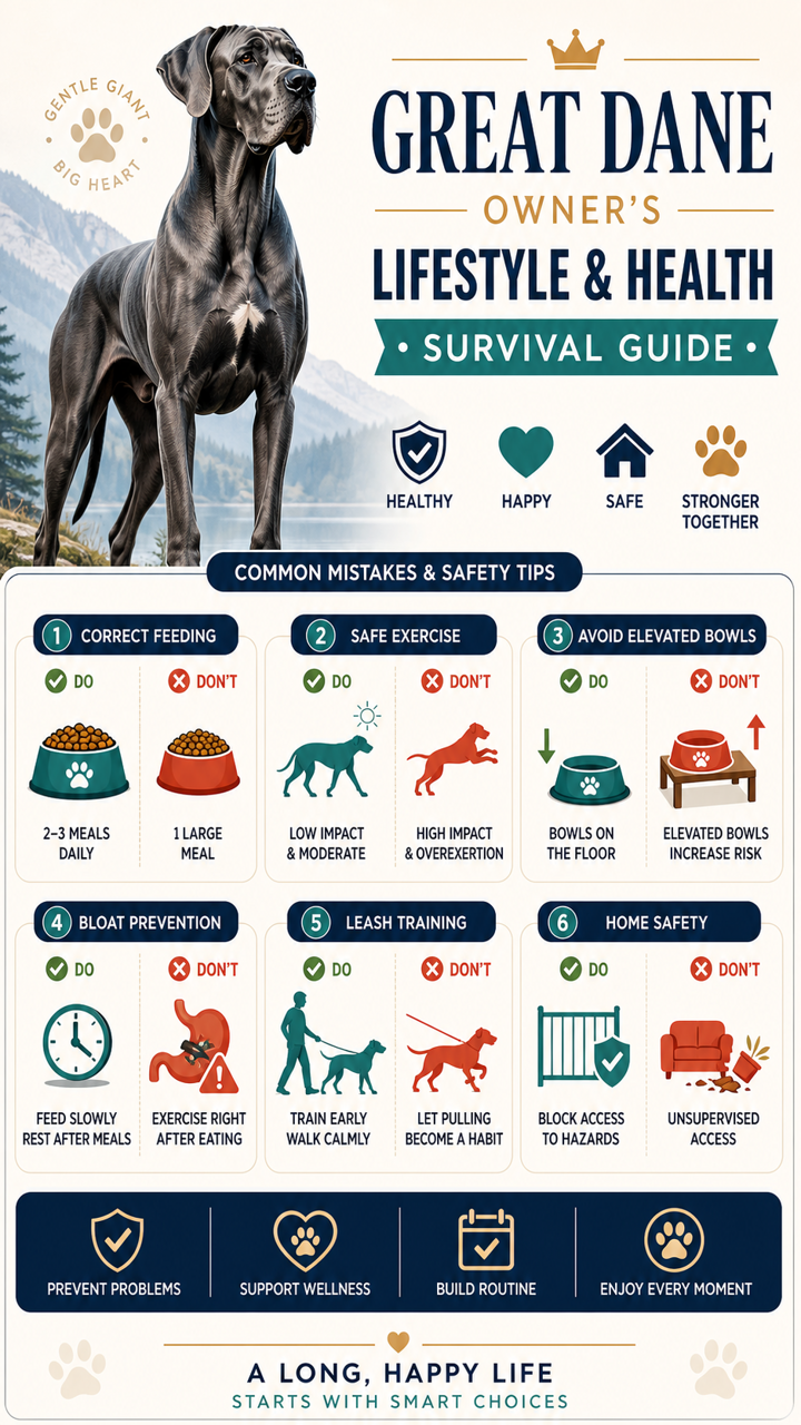 The Great Dane Owner's Lifestyle & Health Survival Guide