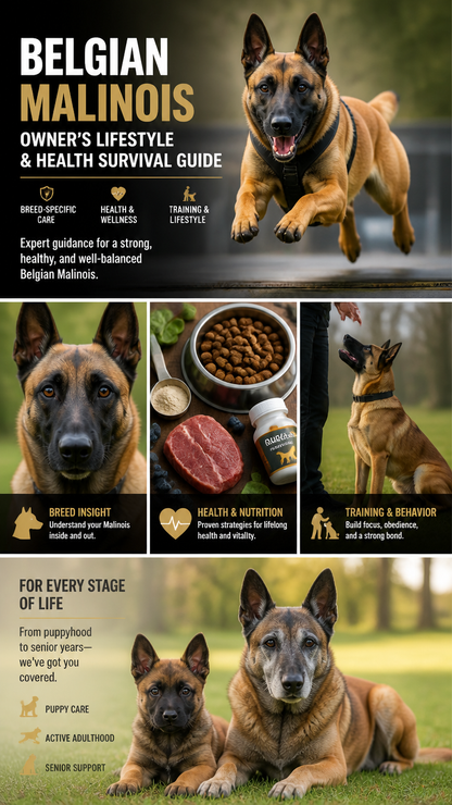 The Belgian Malinois Owner's Lifestyle & Health Survival Guide