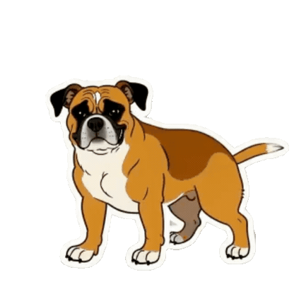 Animated Boxer Sticker Pack — 10 GIF Stickers | Instant Digital Download