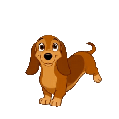 Animated Dachshund Sticker Pack — 10 GIF Stickers | Instant Digital Download