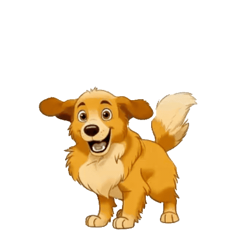 Animated Golden Retriever Sticker Pack — 10 GIF Stickers | Instant Digital Download