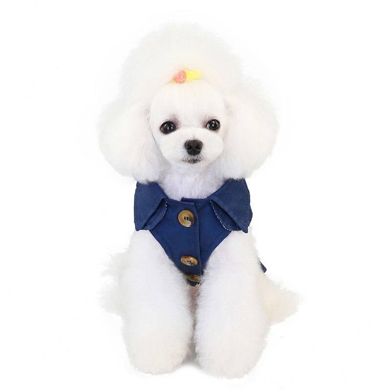 British Style Pet Jacket - Warm & Stylish Dog Coat for Small Pets