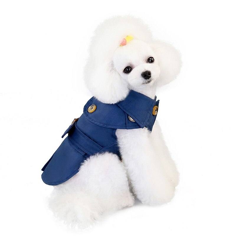 British Style Pet Jacket - Warm & Stylish Dog Coat for Small Pets