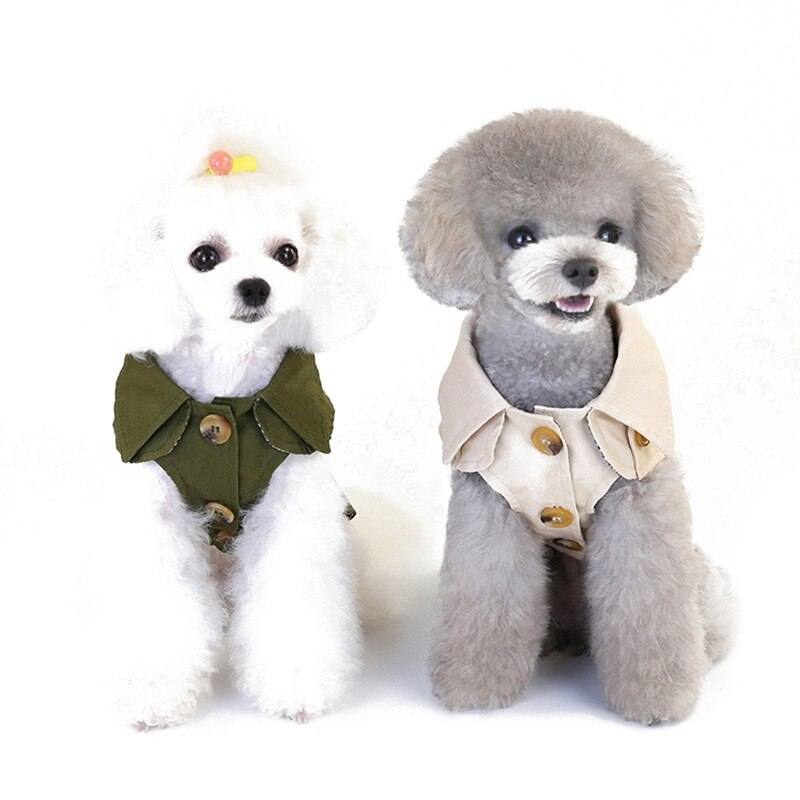 British Style Pet Jacket - Warm & Stylish Dog Coat for Small Pets