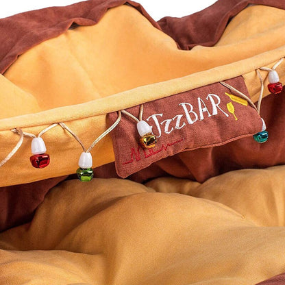 Collapsible Removable Cat Tunnel Tube With Cat Bed Set