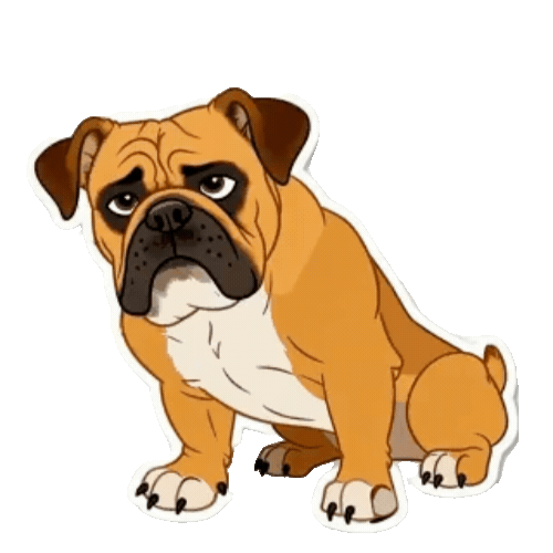 Animated Boxer Sticker Pack — 10 GIF Stickers | Instant Digital Download