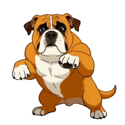 Animated Boxer Sticker Pack — 10 GIF Stickers | Instant Digital Download