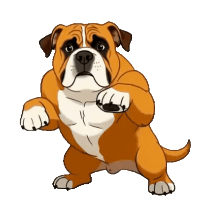 Animated Boxer Sticker Pack — 10 GIF Stickers | Instant Digital Download